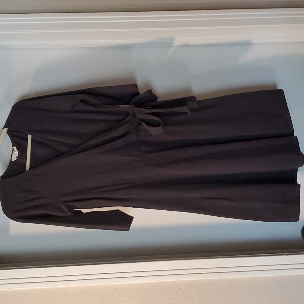 XL Synergy Dark Gray Organic Cotton Dress